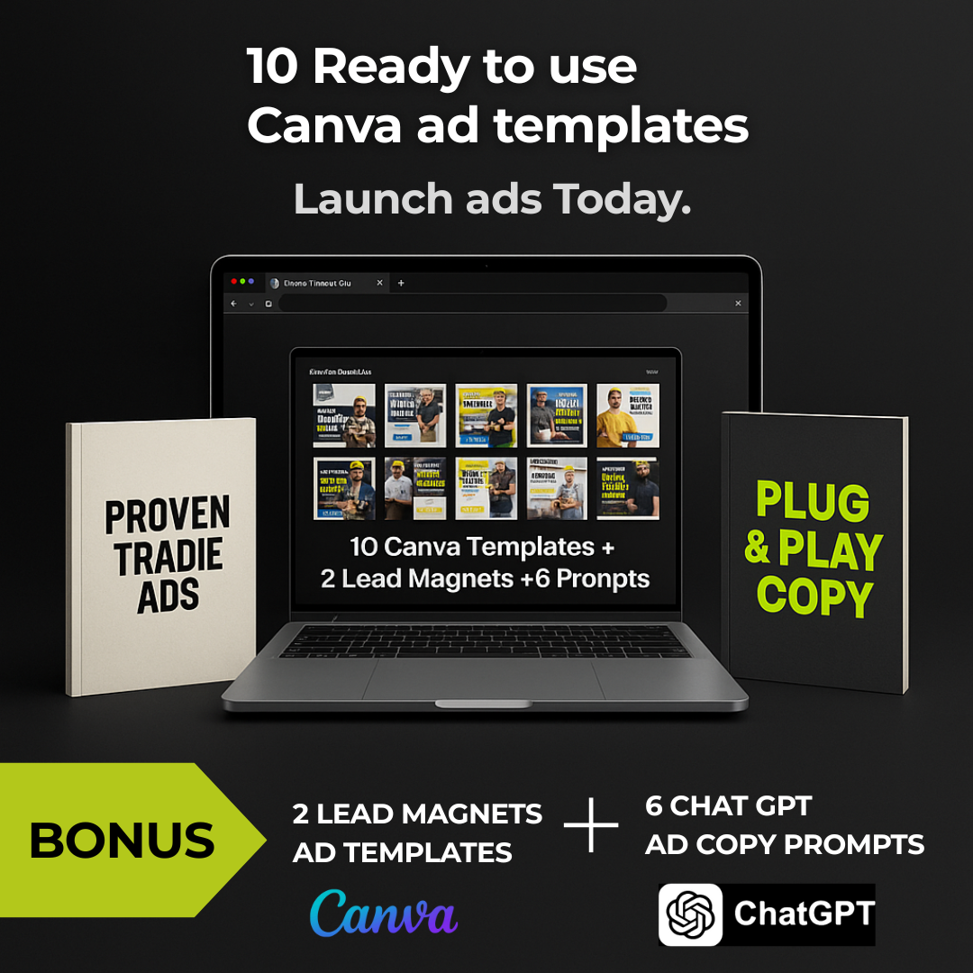 Meta ad Canva templates- Carpenters and Builders